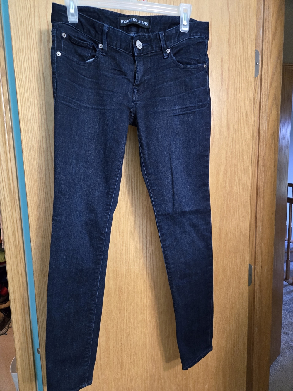 Express Skinny Jeans in Deep Indigo